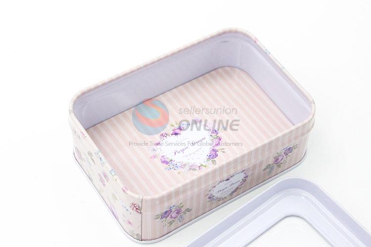 Factory Direct Custom Printed Tin Storage Boxes Set