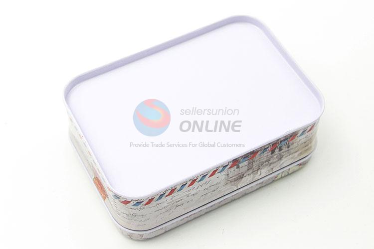 Hot Sale Multi-use Rectangle Tin Storage Cases Set