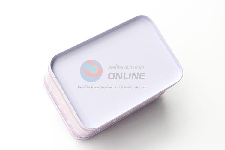 Hot Sale Tin Storage Box with Handle