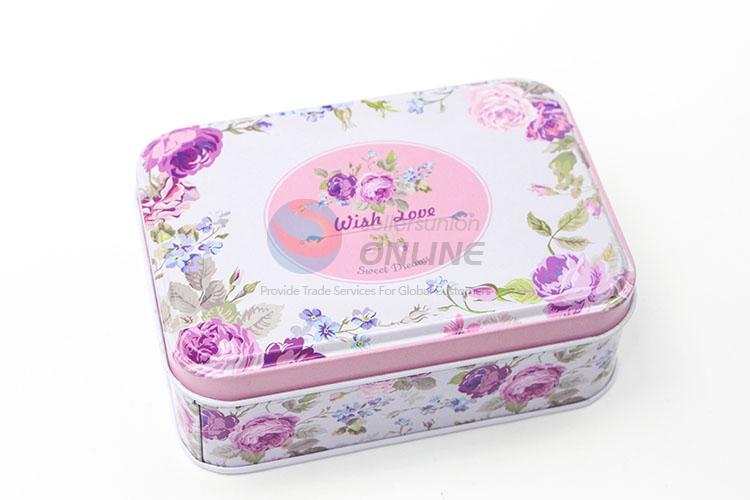 Pretty Cute Custom Printed Tin Storage Boxes Set