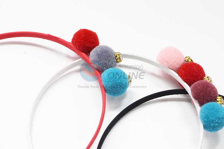 Classical Low Price Three Colors Dotted Bowknot Girl Hair Accessories