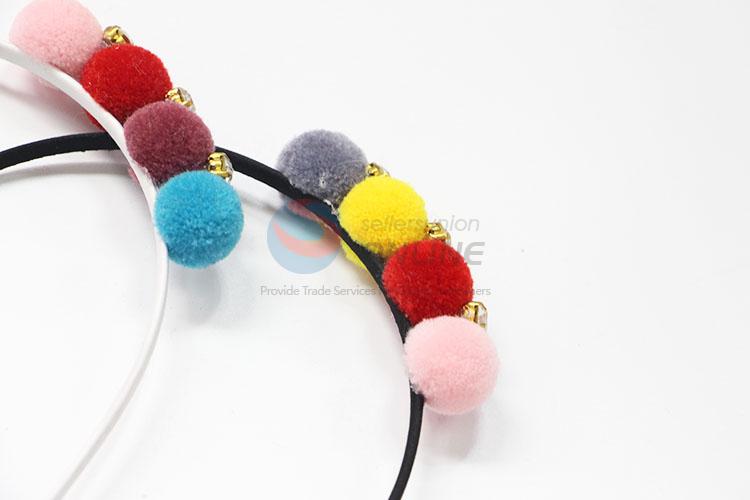 Classical Low Price Three Colors Dotted Bowknot Girl Hair Accessories