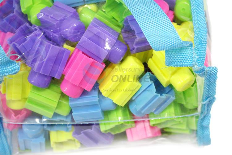 Latest 110 Pieces Educational Plastic Building Block Funny Kids DIY Toy