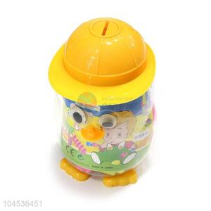 Popular 50 Pieces Plastic Building Blocks With Cute Penguin Barrel