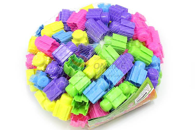 Best Sale 120 Pieces Colorful Plastic Building Block Fancy Toy