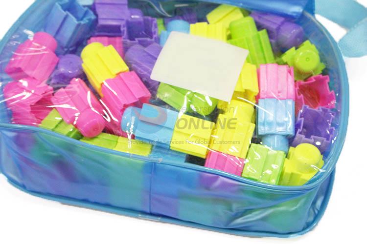 High Quality 70 Pieces Colorful Plastic Building Block Fancy Toy