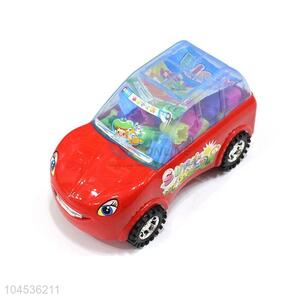 Wholesale 90 Pieces Building Block With Cartoon Plastic Toy Car