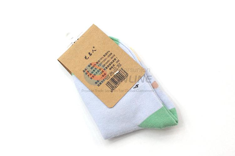 Competitive price hot selling printed children cotton socks