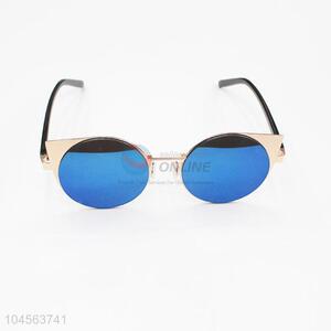 Factory polarized blue round sunglasses