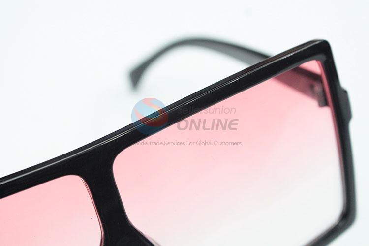 Cool custom plastic square shaped pink sunglasses