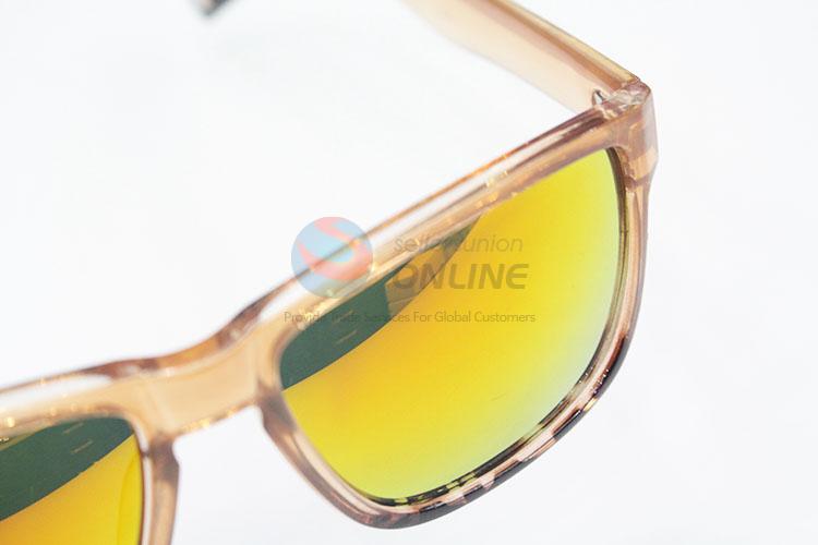 Sport polarized yellow sunglasses