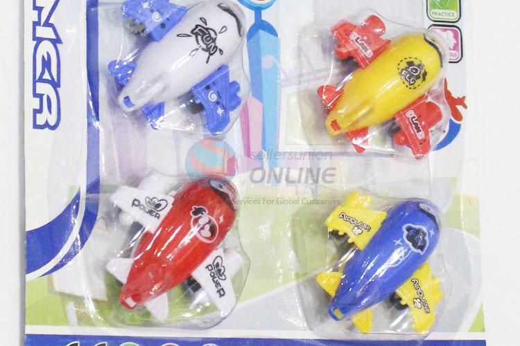 Cheap Price Kids Favor Cartoon Plastic Plane Model Toys