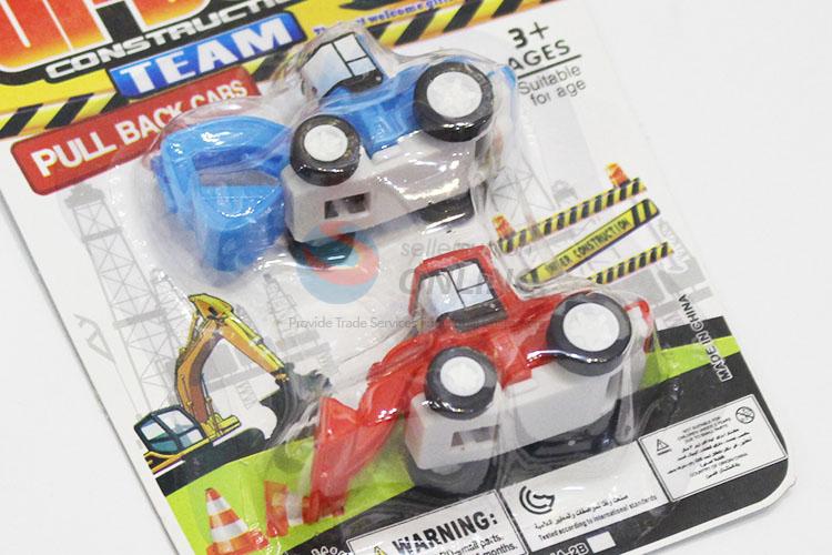 Latest Design Small Plastic Pull Back Excavator Toys