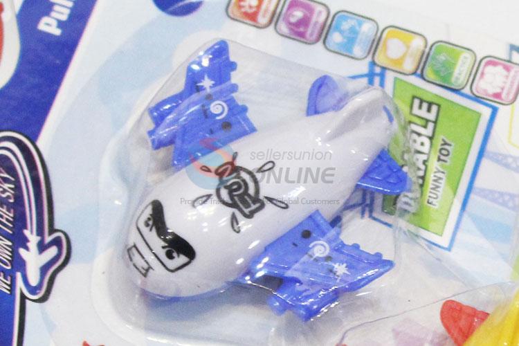 China Factory Kids Favor Cartoon Plastic Plane Model Toys