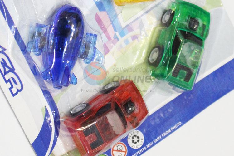 Best Selling Colorful Plastic Pull Back Mini Toy Car and Plane