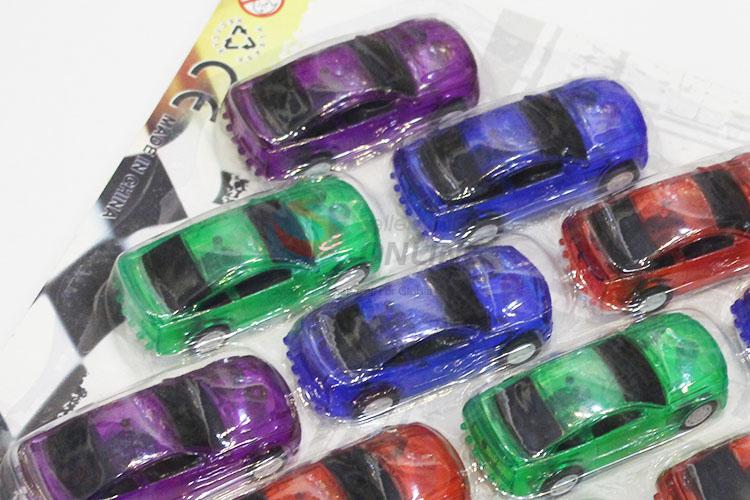 Fashion Style Colorful Plastic Pull Back Mini Toy Car