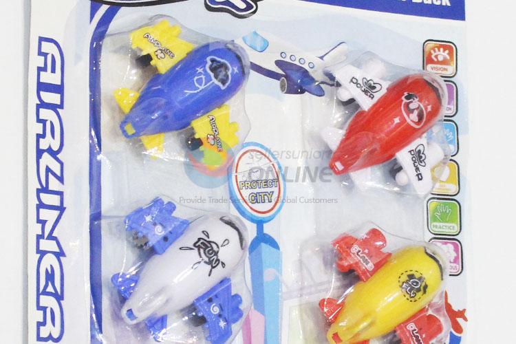 Cheap Price Kids Favor Cartoon Plastic Plane Model Toys