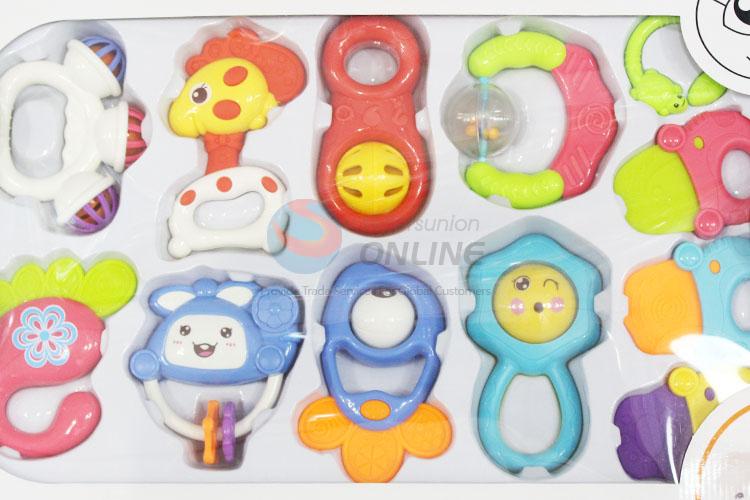 Factory Direct Supply Plastic Fun Baby Rattle Toys in Display Box