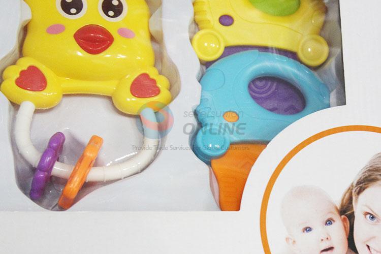 New Arrival Supply Plastic Fun Baby Rattle Toys in Display Box