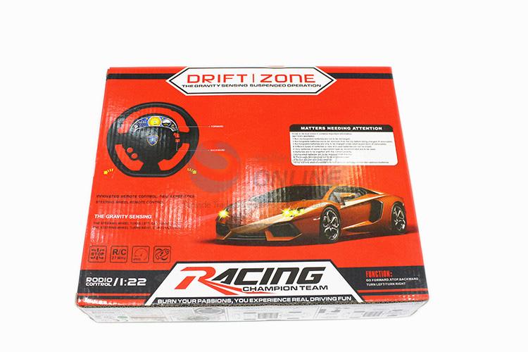 1:22 Remote racing car with steering wheel