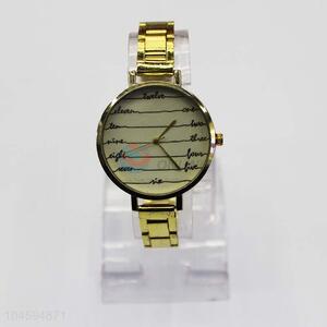 Famouse band men's wrist watch golden watches