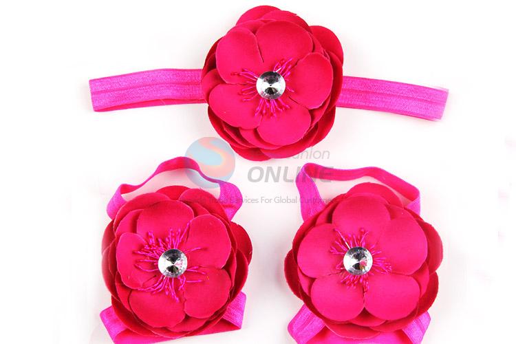 Flower Hair Accessory Elastic Headband