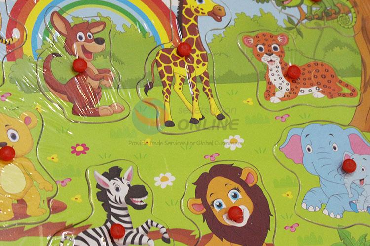 Wholesale Wooden Forest Animal Puzzles Set