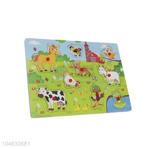 Direct Price Wooden Farm Animals Puzzles Set