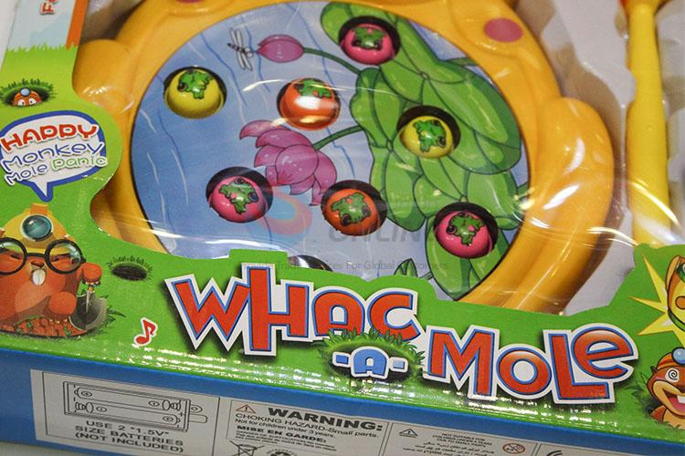 Recent Design Electric Cute Frog Shape Whac-a-mole Toys for Children