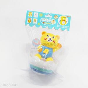 High Quality Plastic Light&Music Baby Trumbler Toy in Bear Shape