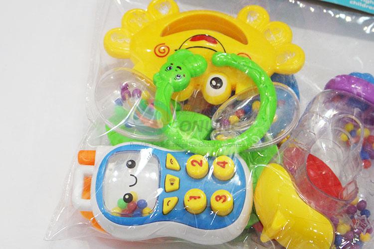 Popular Promotion Colorful Baby Rattle Toys Educational Play Set