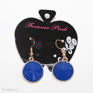 Fashion women alloy blue earring for sale