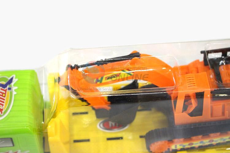 Cheap wholesale trailer excavator set toy car