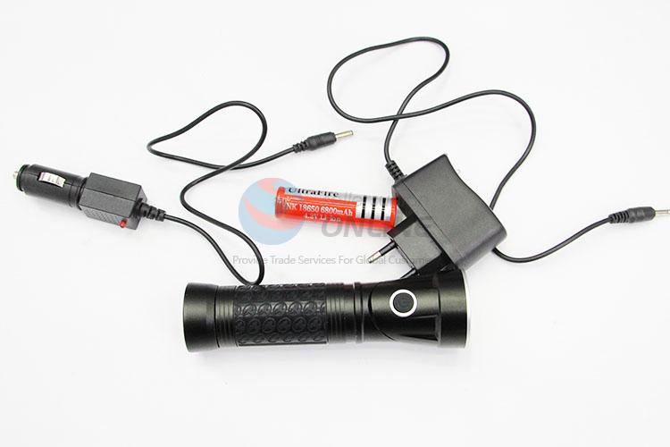 Cheap Price Mini Powerful LED Flashlight Set with T6 Lamp Bulb and 18650 Battery