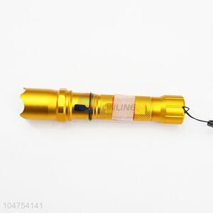 Personalized Safe Aluminum Alloy Golden Color Flashlight with T6 <em>Lamp</em> <em>Bulb</em>