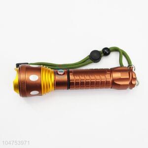 Creative Supplies Golden Color Aluminum Alloy Super Flashlight with T6 <em>Lamp</em> <em>Bulb</em> and 18650 Battery