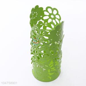 Hot-Selling Green Color Hollowed-out Cup Holder