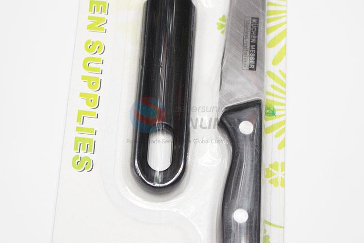 Hot Sales Plastic Handle Kitchen Knives Set Metal Slicing Utility Pairing Peeling Knife