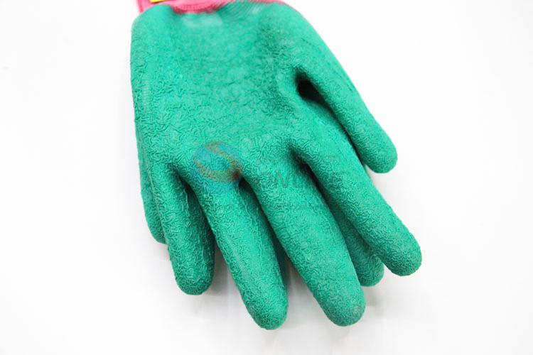 Green Color Wear-Resisting Nylon Welding Work Labor Gloves