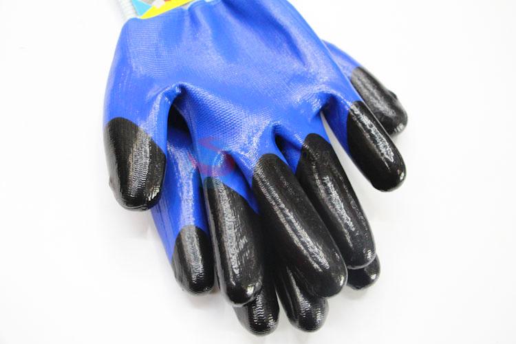 Nylon Black and Blue Color Insulation Endure High Temperature Welders Welding Glove