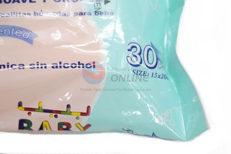 Eco-friendly 30 Pcs New Baby Wipes Cleaning Wet Tissue