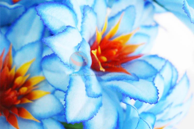 Little Blue Color Fake Flower for Home Decoration