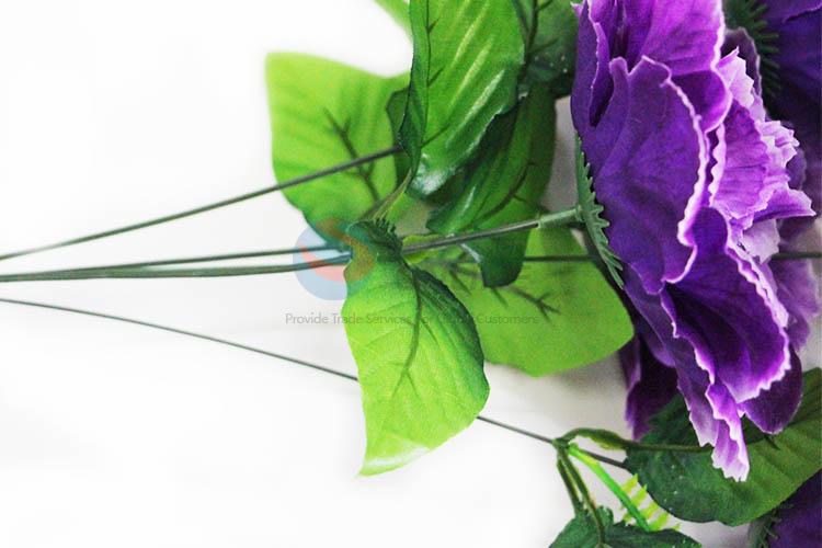 Purple Color Real Touch Mini Flower Wedding Party for Decoration