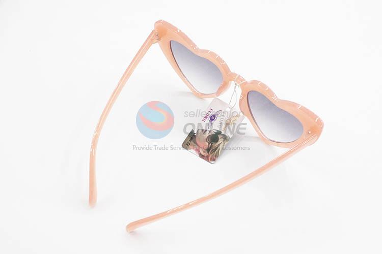 New arrival heart shape foldable outdoor sunglasses
