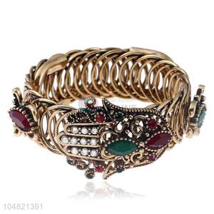 Super quality rhinestone alloy bracelet