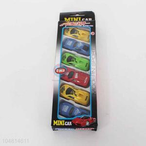 Factory Direct Cheap Price 6PC Plastic Cars Toy Vehicle