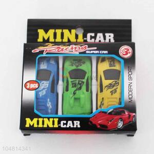 Cheap Price Mini 3PC Plastic Toy Vehicle Cars