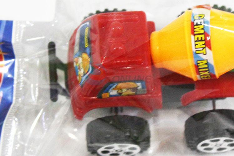Popular plastic toy vehicle pull-back truck