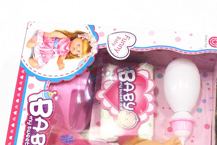 Wholesale cheap funny sweet doll set with IC