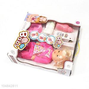 Factory wholesale funny sweet doll set with IC